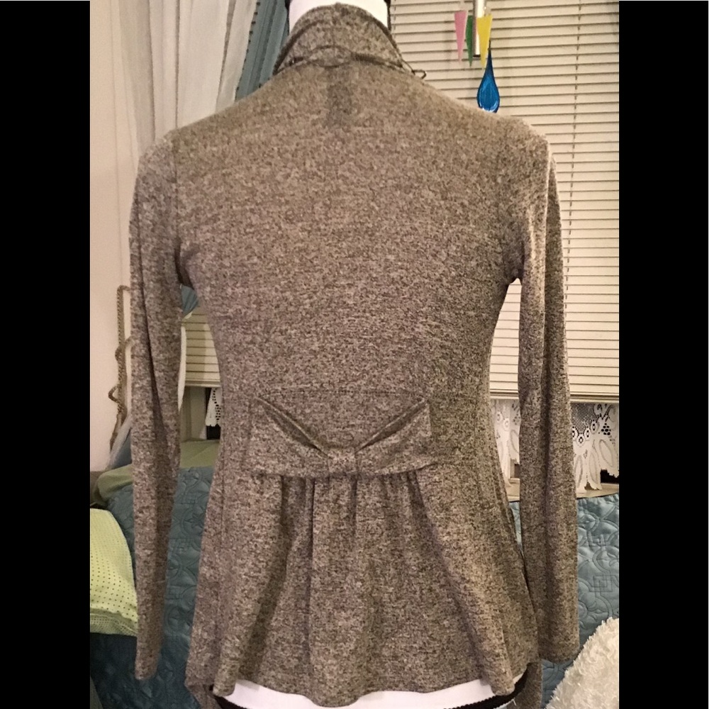 Zoah Design brown mix cardigan S
